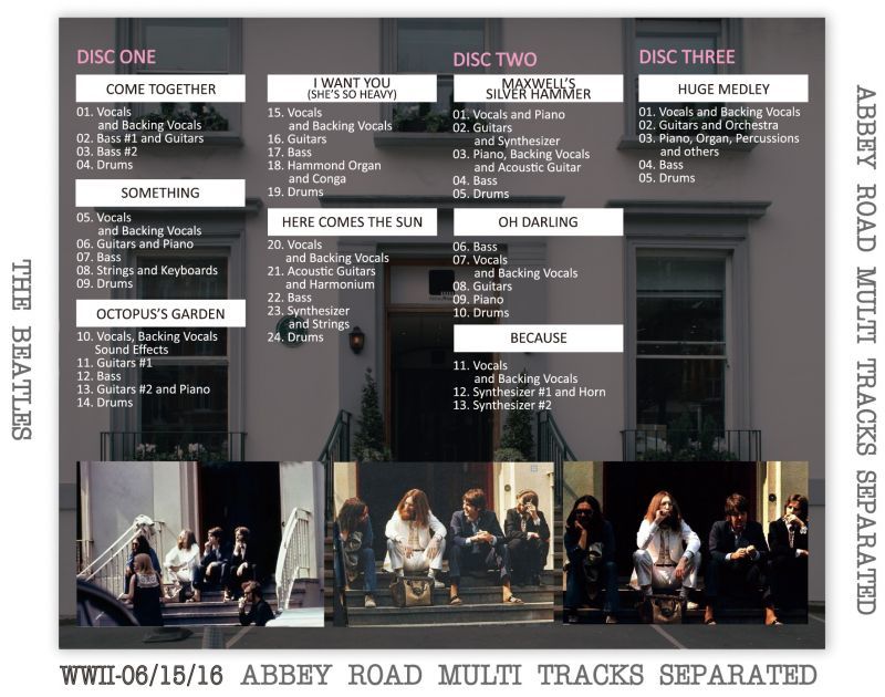 THE BEATLES / ABBEY ROAD MULTI TRACKS SEPARATED 【3CD】