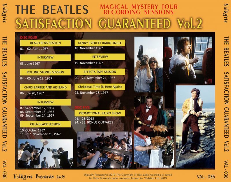 THE BEATLES / SATISFACTION GUARANTEED Vol.2 【5CD】