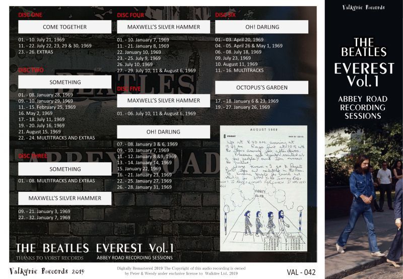 THE BEATLES / EVEREST Vol.1 【6CD】