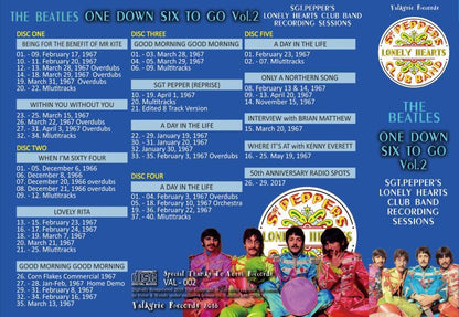 THE BEATLES / ONE DOWN, SIX TO GO Vol.2 【5CD】