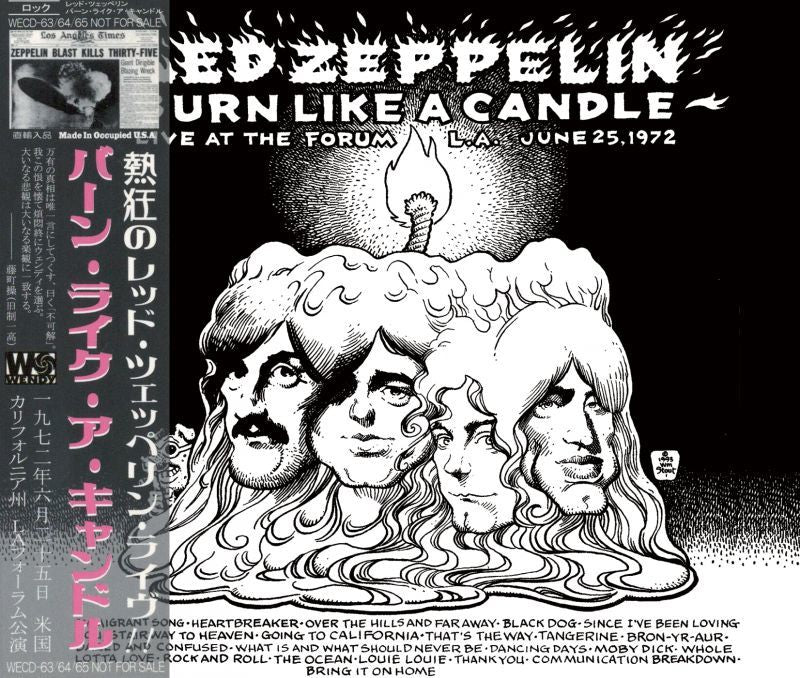 LED ZEPPELIN / BURN LIKE A CANDLE 【3CD】
