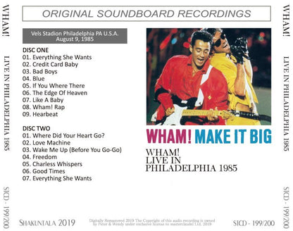 WHAM! / LIVE IN PHILADELPHIA 1985 【2CD】