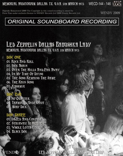 LED ZEPPELIN / GRASSY KNOLL 1975 【6CD】
