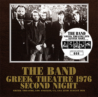 BAND / GREEK THEATRE 1976 SECOND NIGHT (2CD+1CDR)