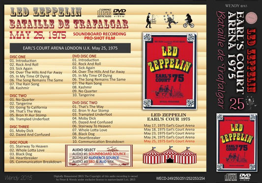 LED ZEPPELIN / EARL'S COURT May 25, 1975 【4CD+2DVD】