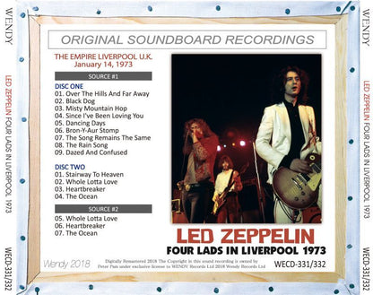 LED ZEPPELIN / 1973 FOUR LADS IN LIVERPOOL 2CD