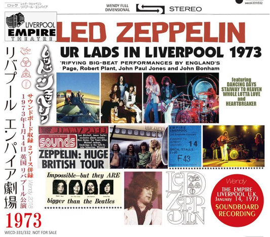 LED ZEPPELIN / 1973 FOUR LADS IN LIVERPOOL 2CD