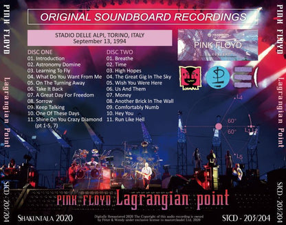 PINK FLOYD / LAGRANGIAN POINT 1994 (2CD)