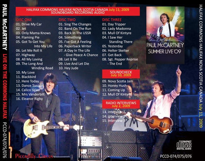 PAUL McCARTNEY 2009 LIVE ON THE COMMONS HALIFAX 3CD+2DVD