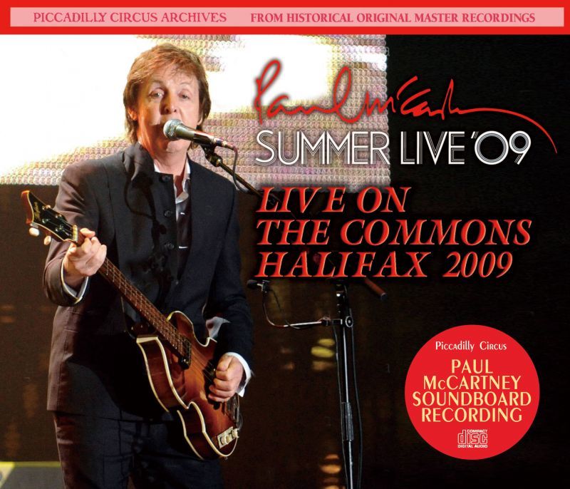 PAUL McCARTNEY 2009 LIVE ON THE COMMONS HALIFAX 3CD+2DVD