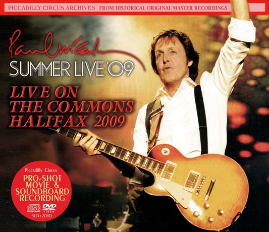 PAUL McCARTNEY 2009 LIVE ON THE COMMONS HALIFAX 3CD+2DVD