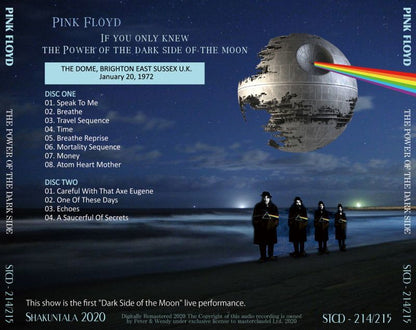 PINK FLOYD 1972 THE POWER OF THE DARK SIDE 2CD