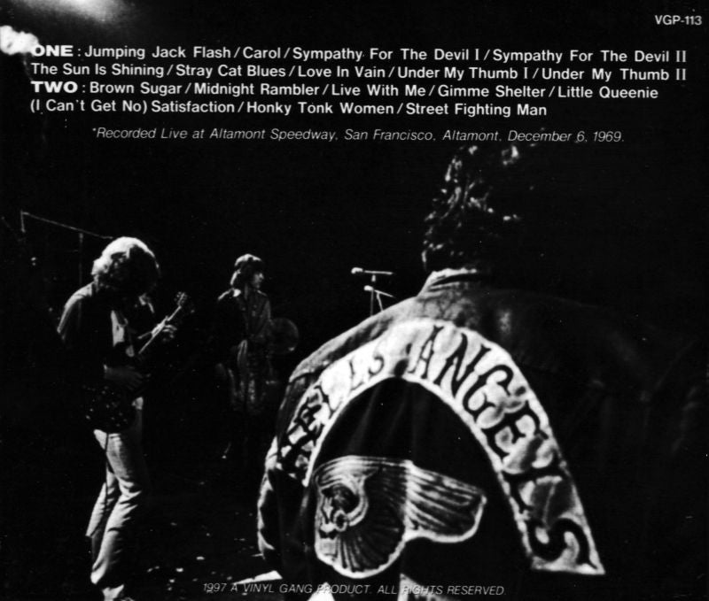 VGP-113 THE ROLLING STONES / ALTAMONT KILLER FESTIVAL
