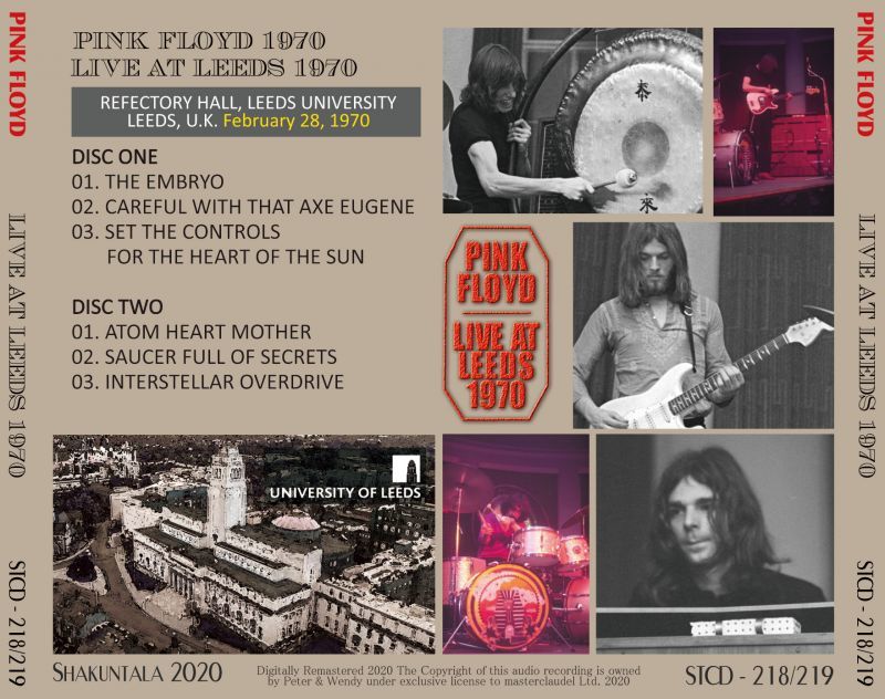 PINK FLOYD 1970 LIVE AT LEEDS 2CD
