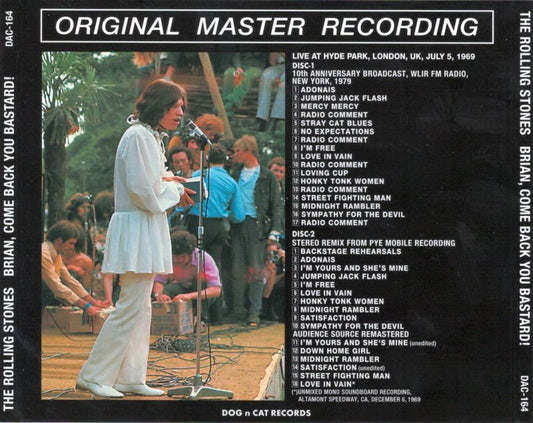 DAC-164 BRIAN, COME BACK YOU BASTARD! 【2CD】