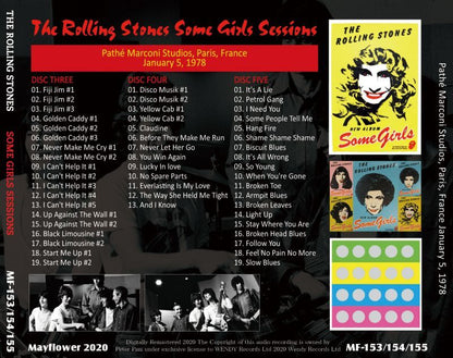THE ROLLING STONES / SOME GIRLS SESSIONS 5CD