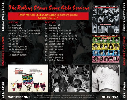 THE ROLLING STONES / SOME GIRLS SESSIONS 5CD