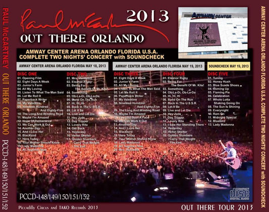 PAUL McCARTNEY / OUT THERE ORLANDO 2013 【5CD】