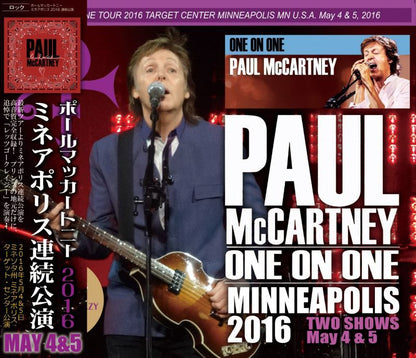 PAUL McCARTNEY / ONE ON ONE MINNEAPOLIS 2016 TWO SHOWS 【4CD】