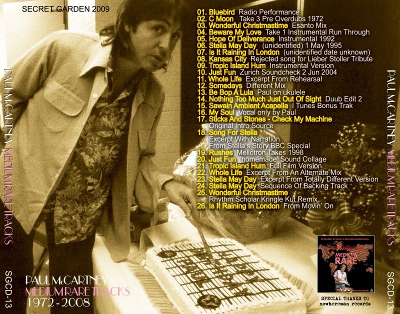 PAUL McCARTNEY / MEDIUM RARE TRACKS 【1CD】