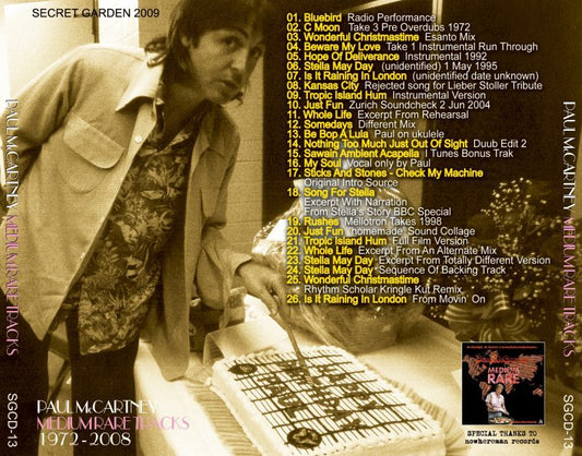 PAUL McCARTNEY / MEDIUM RARE TRACKS 【1CD】