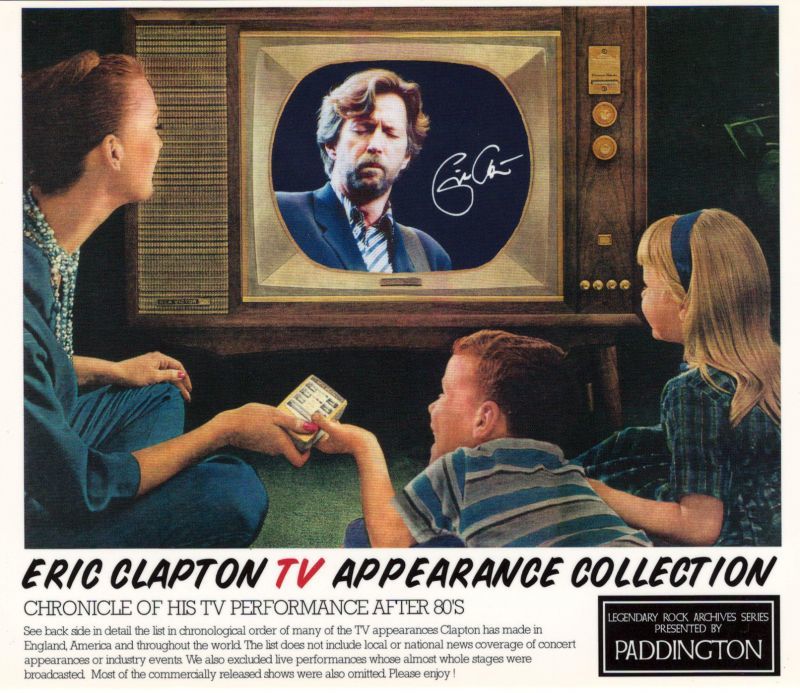 ERIC CLAPTON / TV APPEARANCE COLLECTION 【5CD】