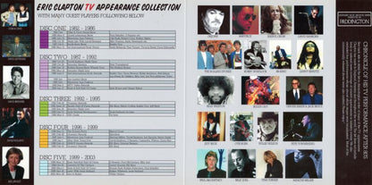 ERIC CLAPTON / TV APPEARANCE COLLECTION 【5CD】