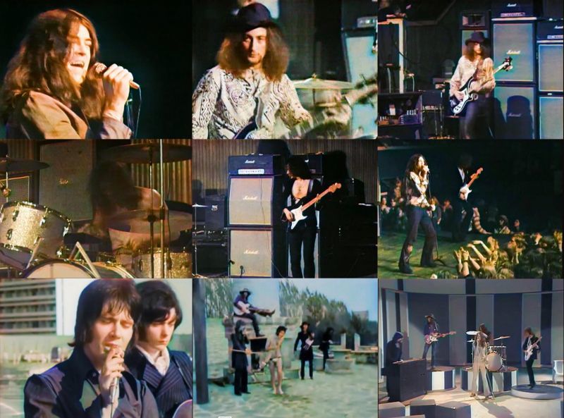 DEEP PURPLE MACHINE HEAD LIVE COPENHAGEN 1972 in COLOR 1DVD