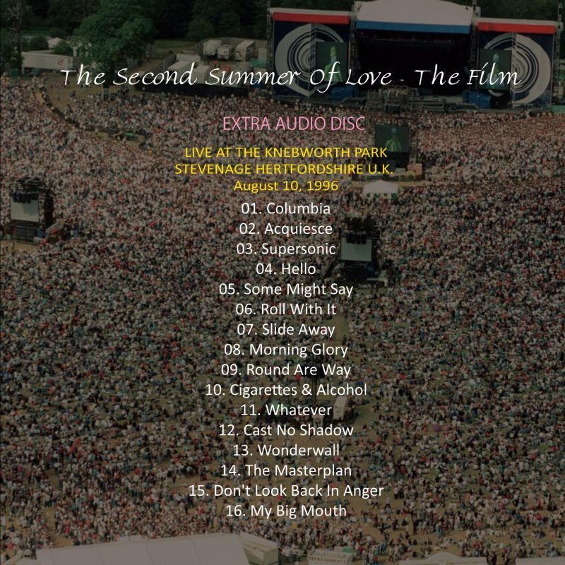 OASIS THE SECOND SUMMER OF LOVE THE FILM 【2DVD+CD】