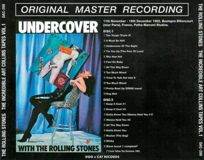 The Rolling Stones THE INCREDIBLE ART COLLINS TAPES VOL.1 2 CD DAC-200