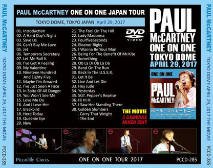 PAUL McCARTNEY / ONE ON ONE TOKYO DOME THE MOVIE April 29, 2017 【DVD】