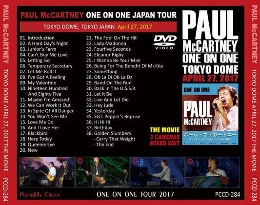 PAUL McCARTNEY / ONE ON ONE TOKYO DOME THE MOVIE April 27, 2017 【DVD】