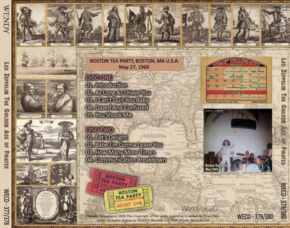 LED ZEPPELIN 1969 THE GOLDEN AGE OF PIRATES 2CD