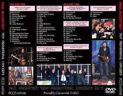 PAUL McCARTNEY / 'NEW' PROMOTIONAL CONCERTS 2013 【4CD+2DVD】