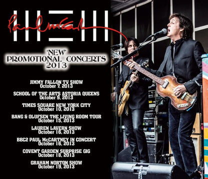 PAUL McCARTNEY / 'NEW' PROMOTIONAL CONCERTS 2013 【4CD+2DVD】