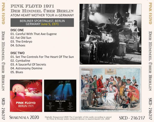 PINK FLOYD 1971 DER HIMMEL UBER BERLIN 2CD