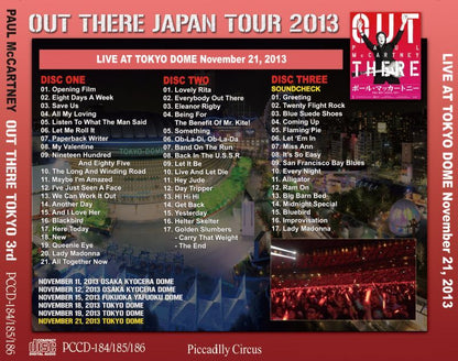PAUL McCARTNEY / OUT THERE TOKYO 3rd 【3CD】