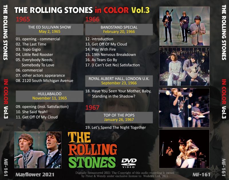 THE ROLLING STONES / STONES IN COLOR Vol.3 DVD