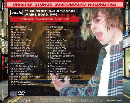 OASIS / 1996 MAINE ROAD 4CD+2DVD with TOUR PROGRAM