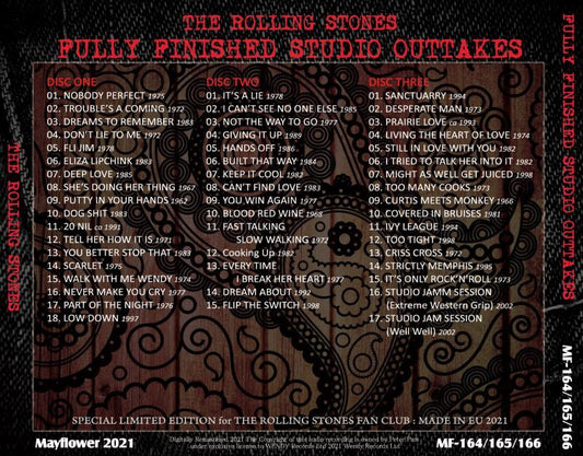 THE ROLLING STONES FULLY FINISHED STUDIO OUTTAKES 3CD