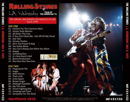 THE ROLLING STONES 1975 L.A. WEDNESDAY 2CD