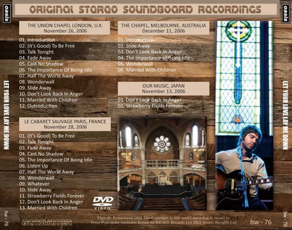 OASIS / 2006 LET YOUR LOVE LAY ME DOWN 4CD+1DVD