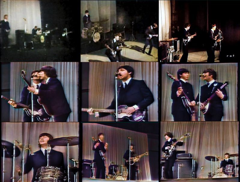 THE BEATLES LIVE IN PARIS 1964 & 1965 IN COLOR DVD