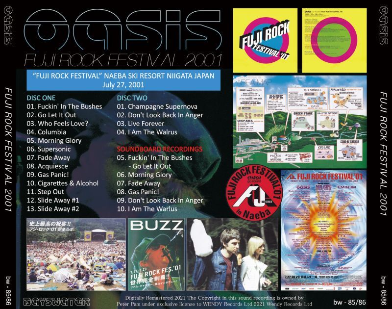 OASIS / 2001 FUJI ROCK FESTIVAL 2CD