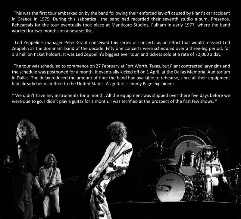 LED ZEPPELIN CINCINNATI BLIZZARD OF 1977 3CD