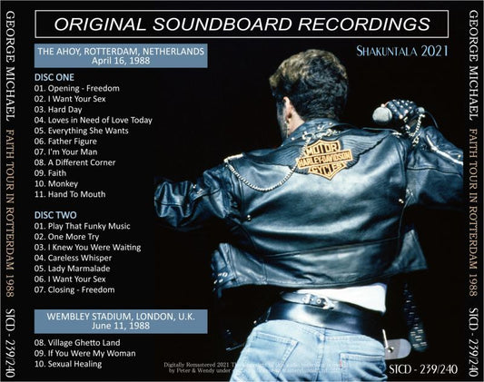 GEORGE MICHAEL / FAITH TOUR IN ROTTERDAM 1988 (2CD)