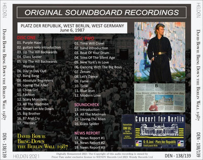 DAVID BOWIE / BRING DOWN THE BERLIN WALL 1987 (2CD)