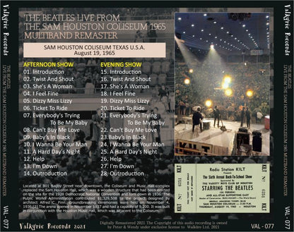 THE BEATLES / LIVE FROM SAM HOUSTON COLISEUM MULTIBAND REMASTER (1CD)