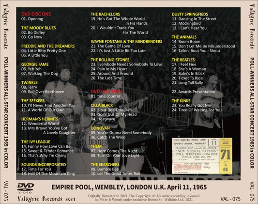 V.A. / 1965 POLL WINNERS ALL STAR CONCERT IN COLOR (2DVD)