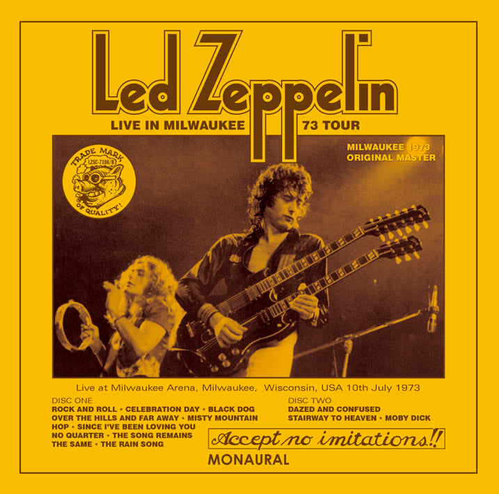 LED ZEPPELIN / MILWAUKEE 1973 ORIGINAL MASTER (2CD)